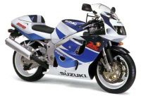 Suzuki GSX-R 750 1998 - Weiß/Blaue Version - Dekorset