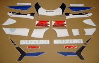 Suzuki GSX-R 750 1999 - White/Blue Version - Decalset