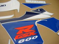 Suzuki GSX-R 600 1998 - Blue/White Version - Decalset