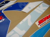 Suzuki GSX-R 600 1998 - Blue/White Version - Decalset