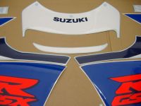 Suzuki GSX-R 600 1998 - Blue/White Version - Decalset