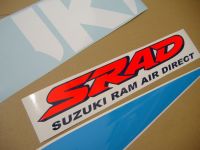 Suzuki GSX-R 600 1998 - Blue/White Version - Decalset
