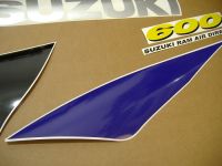 Suzuki GSX-R 600 1997 - Grey/Purple Version - Decalset