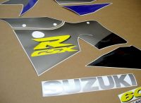 Suzuki GSX-R 600 1997 - Grey/Purple Version - Decalset