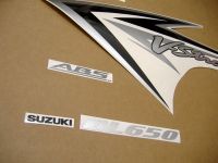 Suzuki DL650 V-STROM 2009 - Dunkelgrau Version - Dekorset