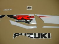Suzuki GSX-R 1000 2012 - Weiß/Blaue Version - Dekorset