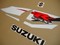 Suzuki GSX-R 1000 2012 - White/Blue Version - Decalset