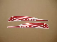 Honda VTX 1300 - Chrome Rot Tank-Dekorset