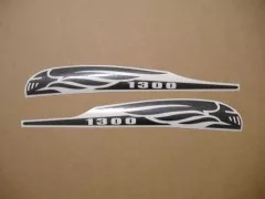 Honda VTX 1300 - Perlschwarz Tank-Dekorset