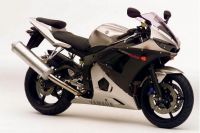 Yamaha YZF-R6 RJ09 2004 - Silver Version - Decalset