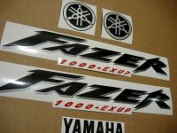 Yamaha FZS1000 Fazer 2004 - Silber Version - Dekorset