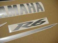 Yamaha YZF-R6 RJ09 2004 - Grau/Schwarze Version - Dekorset