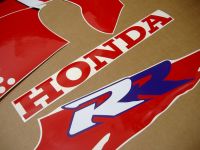 Honda CBR 900RR 1995 - Red/White/Purple Version - Decalset