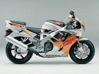 Honda CBR 900RR 1994 - Silber/Orange Version - Dekorset