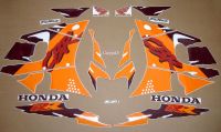 Honda CBR 900RR 1994 - Silber/Orange Version - Dekorset