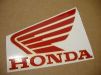 Honda CBR 900RR 1994 - Silver/Orange Version - Decalset