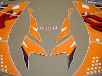 Honda CBR 900RR 1994 - Silber/Orange Version - Dekorset