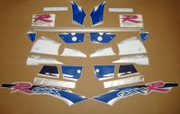 Suzuki GSX-R 1100 1993 - White/Blue Version - Decalset