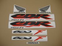 Honda CBR 600 F4 1999 - Silber Version - Dekorset