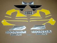 Honda CBR 600 F4 1999 - Yellow/Black Version - Decalset