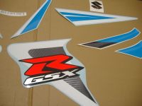 Suzuki GSX-R 750 2006 - Weiß/Blaue Version - Dekorset