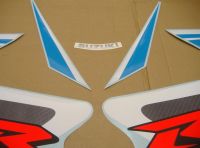 Suzuki GSX-R 750 2006 - White/Blue Version - Decalset