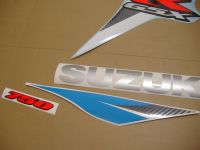 Suzuki GSX-R 750 2006 - White/Blue Version - Decalset