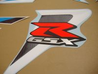 Suzuki GSX-R 750 2006 - White/Blue Version - Decalset