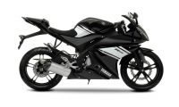 Yamaha YZF-R125 2009 - Schwarze Version - Dekorset