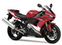 Yamaha YZF-R6 RJ095 2005 - Red Version - Decalset