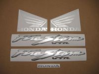 Honda VTR 1000F 2003 - Matteblack Version - Decalset