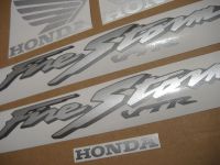 Honda VTR 1000F 2003 - Mattschwarze Version - Dekorset