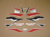 Honda CBR 600RR 2009 - Schwarz/Rote Version - Dekorset