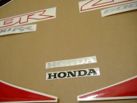Honda CBR 600RR 2009 - Black/Red Version - Decalset