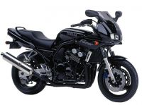 Yamaha FZS600 Fazer 1998 - Schwarze Version - Dekorset