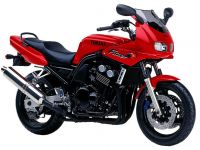 Yamaha FZS600 Fazer 1998 - Rote Version - Dekorset