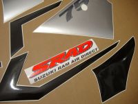 Suzuki GSX-R 750 1997 - Silber/Schwarze Version - Dekorset
