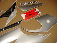Suzuki GSX-R 750 1997 - Silber/Schwarze Version - Dekorset