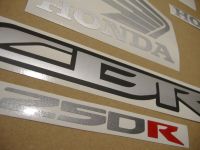Honda CBR 250R 2012 - Schwarze Version - Dekorset
