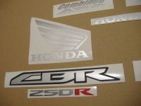 Honda CBR 250R 2012 - Schwarze Version - Dekorset