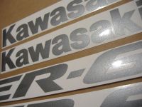 Kawasaki ER-6F 2008 - Schwarze Version - Dekorset