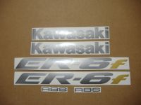 Kawasaki ER-6F 2006 - Black Version - Decalset