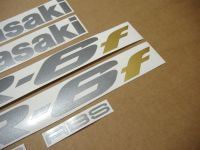 Kawasaki ER-6F 2006 - Black Version - Decalset