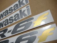 Kawasaki ER-6F 2006 - Black Version - Decalset