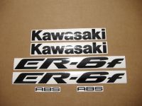 Kawasaki ER-6F 2006 - Green Version - Decalset