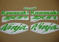 Kawasaki ZX-9R 2000 - Black Version - Decalset