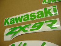 Kawasaki ZX-9R 2000 - Black Version - Decalset