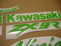 Kawasaki ZX-9R 2000 - Black Version - Decalset