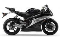 Yamaha YZF-R6 RJ11 2007 - Black Version - Decalset