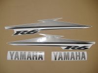 Yamaha YZF-R6 RJ11 2007 - Schwarze Version - Dekorset